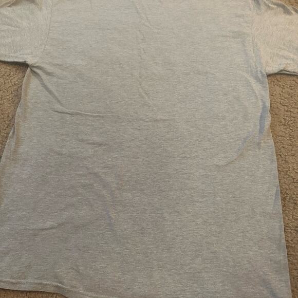 BiLLIE ELLISH T-Shirt SS  GRAY NEON YELLOW GRAPHIC DESiGN MEDIUM NEW - Picture 4 of 5